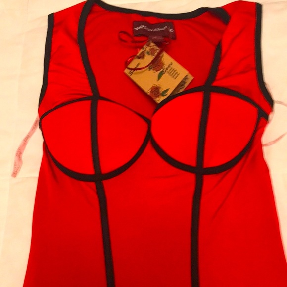 Sugar and spice red mini skirt dress - Picture 6 of 6